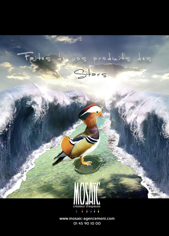 Outside back cover mock-up - L'Entrefilet magazine - October 2011