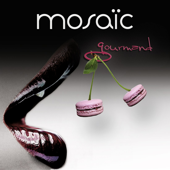 Outside front cover mock-up - Mosaïc Gourmand booklet - 2011