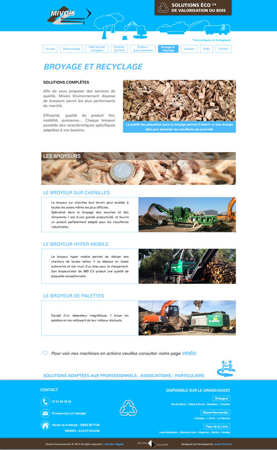 Website - Mivois Environnement - 2014